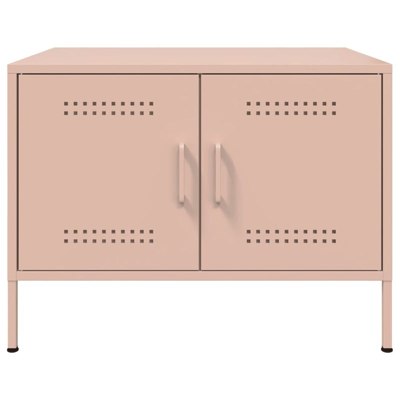 Casa si Gradina - Mobilier - Mese si birouri - Masute de cafea - Masuta de cafea, roz, 68x50x50,5 cm, otel laminat la rece - Infinity.ro