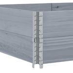 Casa si Gradina - Mobilier - Feronerie si accesorii mobila - Rame pentru paleti 2 buc. gri 150x100 cm lemn masiv de pin - Infinity.ro