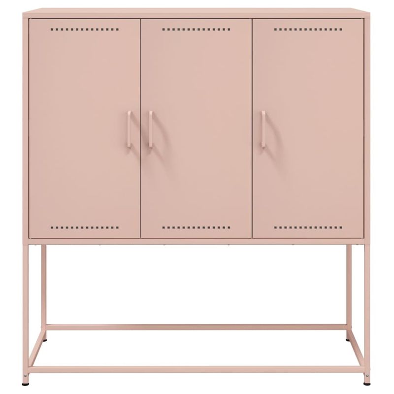 Casa si Gradina - Mobilier - Comode si corpuri - Corpuri bucatarie - Dulap inalt, roz, 100,5x39x107 cm, otel - Infinity.ro