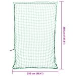 Auto si Moto - Remorci si platforme auto - Plasa de remorca cu funie elastica, verde, 3,5x2,5 m, PP - Infinity.ro