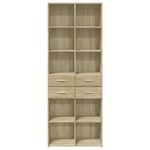 Casa si Gradina - Mobilier - Comode si corpuri - Corpuri bucatarie - Dulap inalt, stejar sonoma, 70x42,5x185 cm, lemn prelucrat - Infinity.ro
