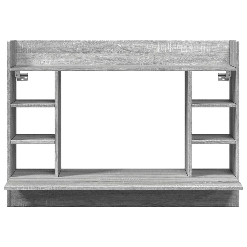 Casa si Gradina - Mobilier - Mese si birouri - Birouri - Birou montat pe perete sonoma gri 105x48x75cm lemn prelucrat - Infinity.ro