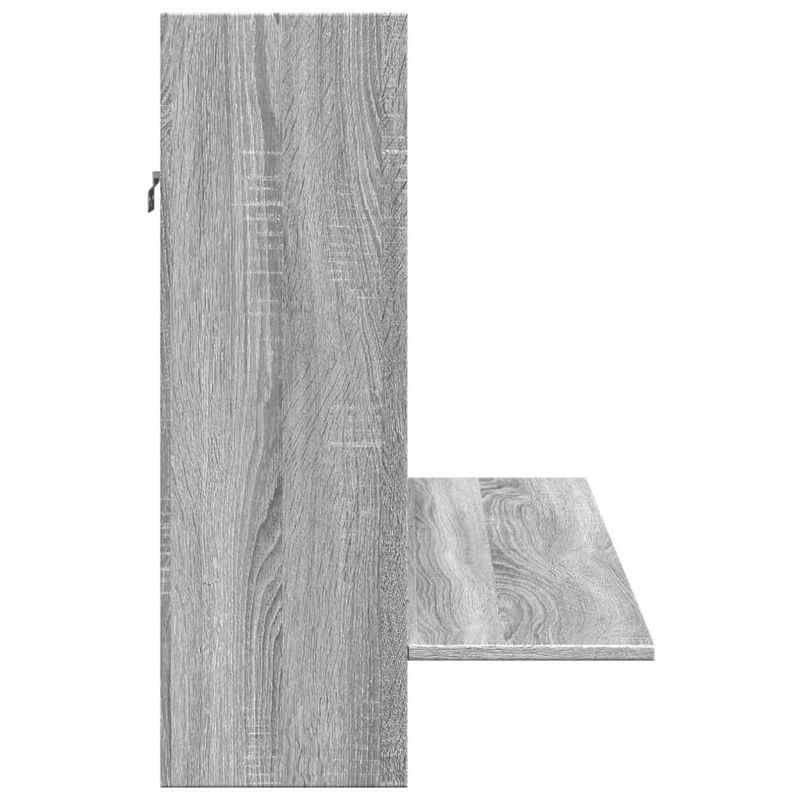 Casa si Gradina - Mobilier - Mese si birouri - Birouri - Birou montat pe perete sonoma gri 105x48x75cm lemn prelucrat - Infinity.ro