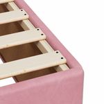 Casa si Gradina - Mobilier - Paturi si accesorii - Paturi - Pat box spring cu saltea, roz, 80x200 cm, catifea - Infinity.ro