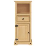 Casa si Gradina - Mobilier - Mobilier baie - Comode baie - Dulap de baie „Corona”, 45x33x110 cm, lemn masiv de pin - Infinity.ro