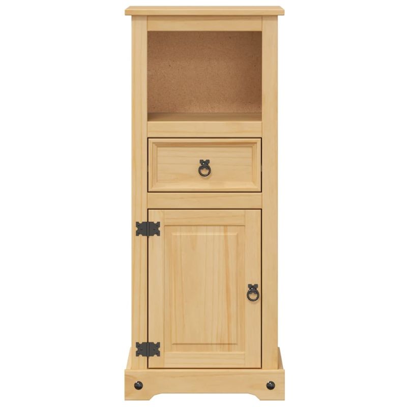 Casa si Gradina - Mobilier - Mobilier baie - Comode baie - Dulap de baie „Corona”, 45x33x110 cm, lemn masiv de pin - Infinity.ro