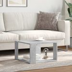 Casa si Gradina - Mobilier - Mese si birouri - Masute de cafea - Masuta de cafea, gri beton, 51,5x51,5x30 cm, lemn prelucrat - Infinity.ro