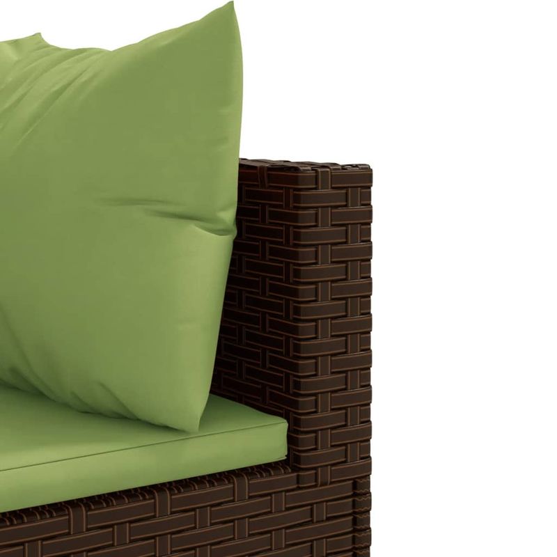 Casa si Gradina - Gradina si terasa - Mobilier exterior - Seturi mobila gradina - Set mobilier de gradina cu perne, 6 piese, maro, poliratan - Infinity.ro