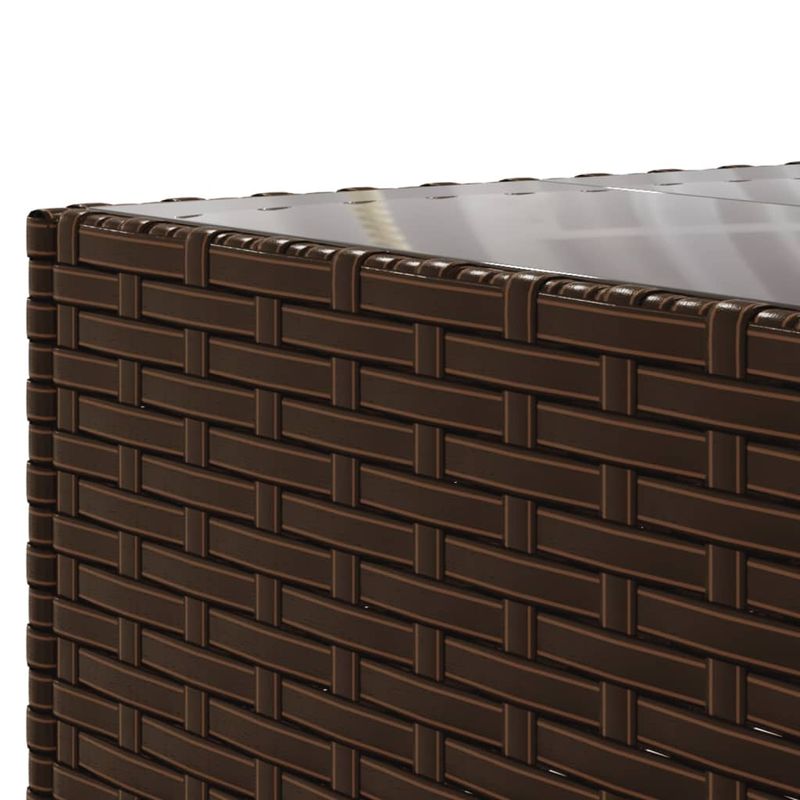 Casa si Gradina - Gradina si terasa - Mobilier exterior - Seturi mobila gradina - Set mobilier de gradina cu perne, 6 piese, maro, poliratan - Infinity.ro
