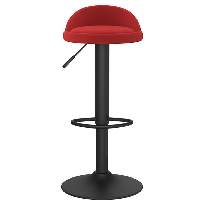 Casa si Gradina - Mobilier - Scaune si fotolii - Scaune - Scaune de bar, 2 buc., rosu vin, catifea - Infinity.ro