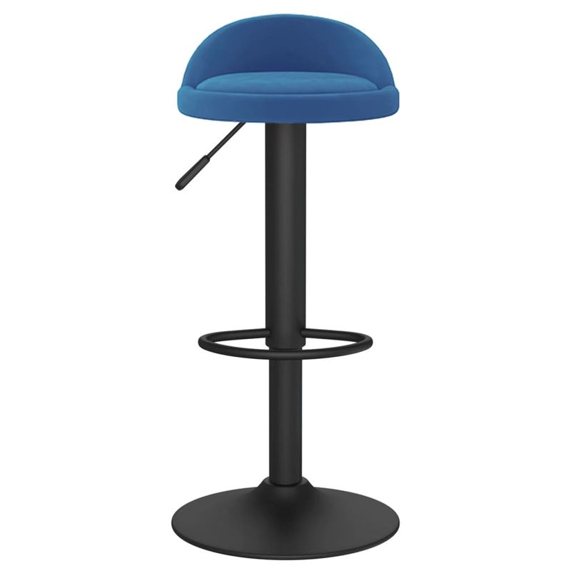Casa si Gradina - Mobilier - Scaune si fotolii - Scaune - Scaune de bar, 2 buc., albastru, catifea - Infinity.ro