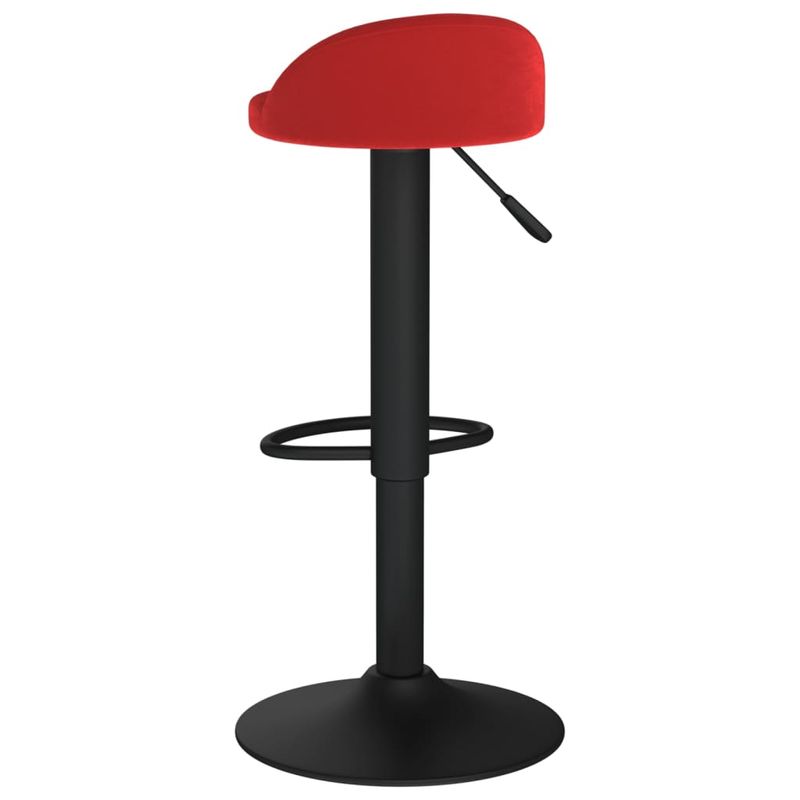 Casa si Gradina - Mobilier - Scaune si fotolii - Scaune - Scaune de bar, 2 buc., rosu vin, catifea - Infinity.ro