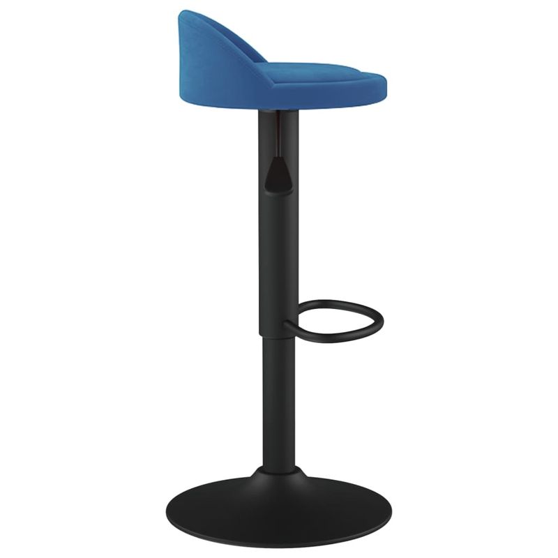 Casa si Gradina - Mobilier - Scaune si fotolii - Scaune - Scaune de bar, 2 buc., albastru, catifea - Infinity.ro