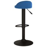 Casa si Gradina - Mobilier - Scaune si fotolii - Scaune - Scaune de bar, 2 buc., albastru, catifea - Infinity.ro