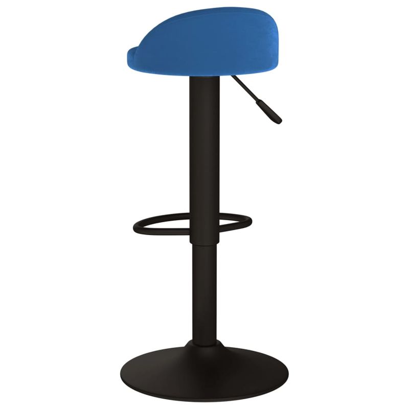 Casa si Gradina - Mobilier - Scaune si fotolii - Scaune - Scaune de bar, 2 buc., albastru, catifea - Infinity.ro
