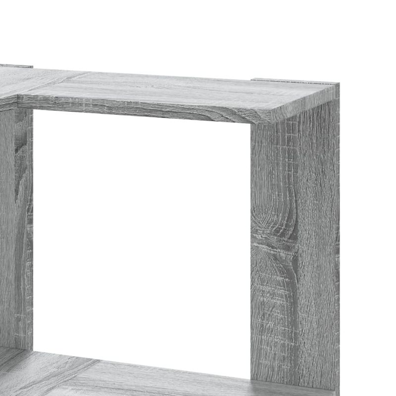 Casa si Gradina - Mobilier - Biblioteci si rafturi - Biblioteci - Biblioteca cu 3 niveluri gri sonoma 50x50x102 cm lemn prelucrat - Infinity.ro