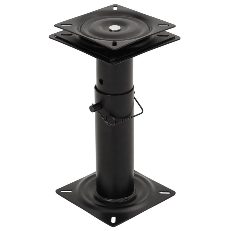 Auto si Moto - Ambarcatiuni - Piese pentru ambarcatiuni - Piedestale scaun pentru barca, 2 buc., pivotante la 360°, otel, mărime 18x18x28-45.5 cm - Infinity.ro