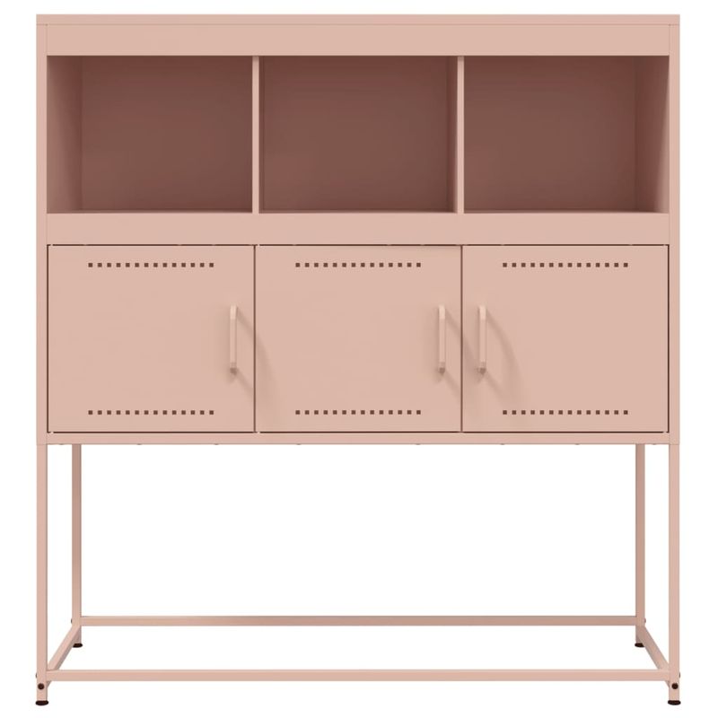 Casa si Gradina - Mobilier - Comode si corpuri - Comode - Dulap, roz, 100,5x39x107 cm, otel laminat la rece - Infinity.ro