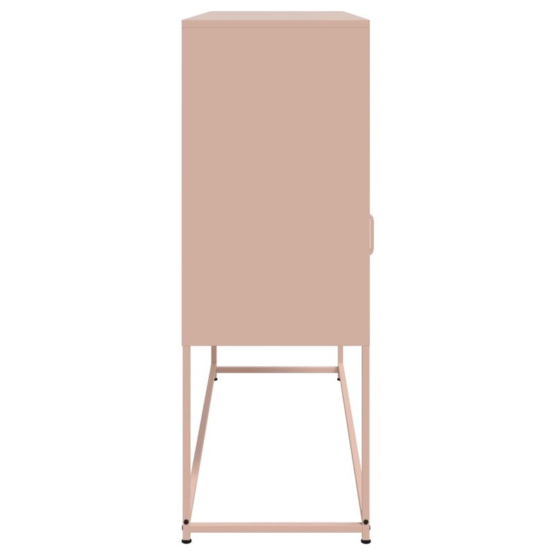Casa si Gradina - Mobilier - Comode si corpuri - Comode - Dulap, roz, 100,5x39x107 cm, otel laminat la rece - Infinity.ro