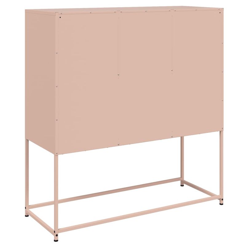 Casa si Gradina - Mobilier - Comode si corpuri - Comode - Dulap, roz, 100,5x39x107 cm, otel laminat la rece - Infinity.ro