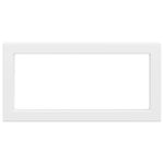 Casa si Gradina - Gradina si terasa - Garduri, panouri si accesorii - Suporturi de raft pentru lavoar 2 buc., alb dreptunghiular otel, mărime 15x30 cm - Infinity.ro