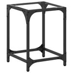 Casa si Gradina - Mobilier - Mese si birouri - Masute de cafea - Masuta de cafea, blat din sticla transparenta, 30x30x40 cm otel - Infinity.ro