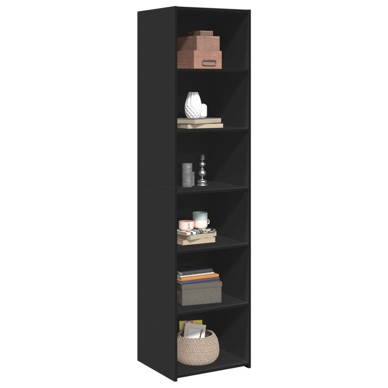 Casa si Gradina - Mobilier - Comode si corpuri - Corpuri bucatarie - Dulap inalt, negru, 45x41x185 cm, lemn prelucrat - Infinity.ro