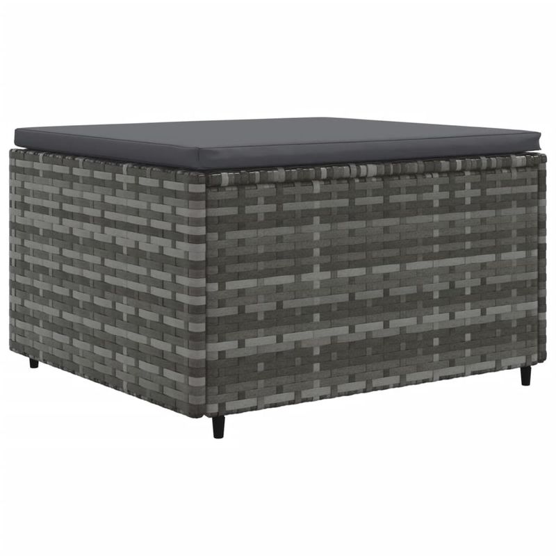 Casa si Gradina - Gradina si terasa - Mobilier exterior - Seturi mobila gradina - Set mobilier de gradina cu perne, 6 piese, gri, poliratan - Infinity.ro