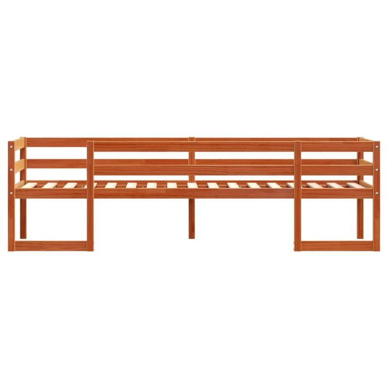 Casa si Gradina - Mobilier - Paturi si accesorii - Paturi - Cadru de pat pentru copii maro ceruit 80x200 cm lemn masiv pin - Infinity.ro
