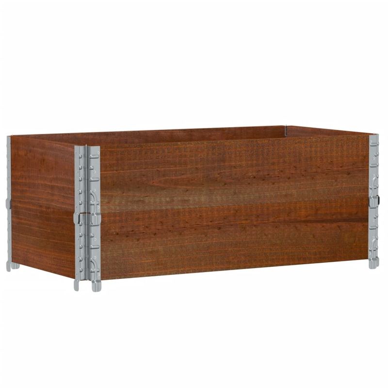Casa si Gradina - Mobilier - Feronerie si accesorii mobila - Rame pentru paleti, 2 buc., maro, 100x50 cm, lemn masiv pin - Infinity.ro