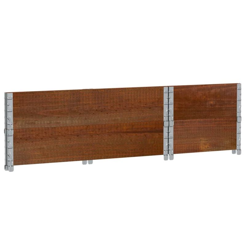 Casa si Gradina - Mobilier - Feronerie si accesorii mobila - Rame pentru paleti, 2 buc., maro, 100x50 cm, lemn masiv pin - Infinity.ro