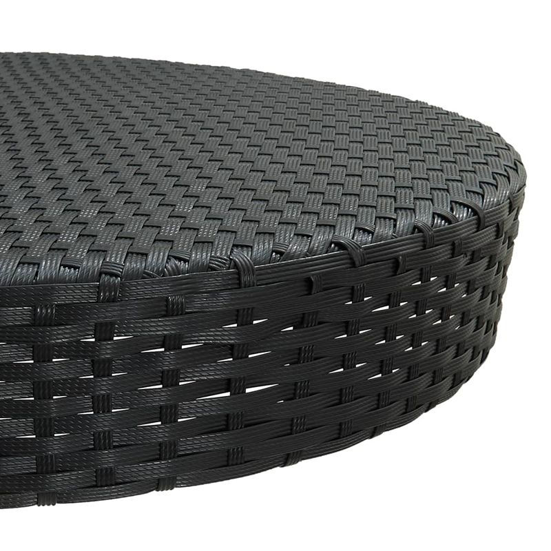 Casa si Gradina - Gradina si terasa - Mobilier exterior - Seturi mobila gradina - Set mobilier bar de gradina cu perne, 5 piese, negru, poliratan - Infinity.ro