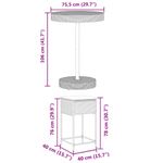 Casa si Gradina - Gradina si terasa - Mobilier exterior - Seturi mobila gradina - Set mobilier bar de gradina cu perne, 5 piese, negru, poliratan - Infinity.ro