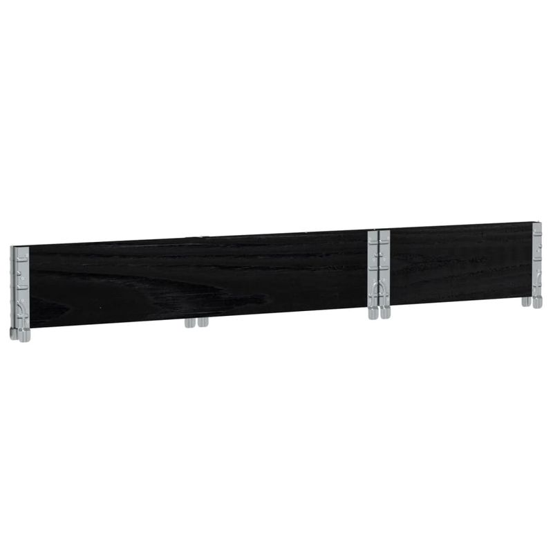 Casa si Gradina - Mobilier - Feronerie si accesorii mobila - Rama pentru paleti, negru, 100x50 cm, lemn masiv de pin - Infinity.ro