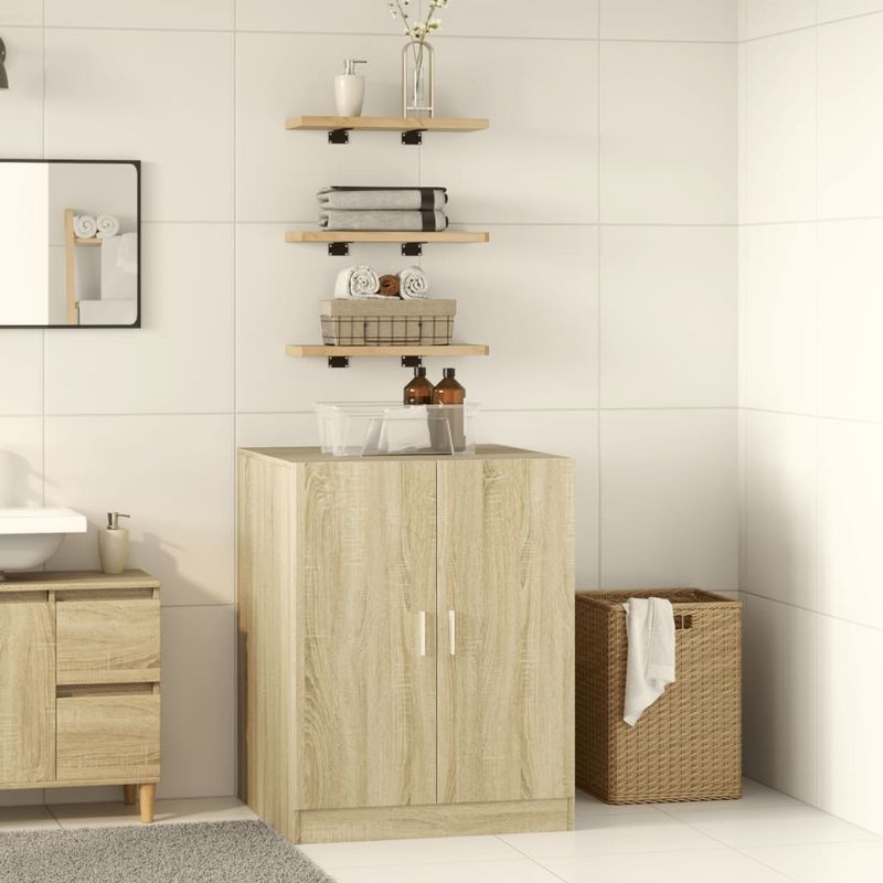 Casa si Gradina - Mobilier - Dulapuri si sifoniere - Dulapuri - Dulap masina de spalat, stejar sonoma, 70,5x71,5x91,5 cm - Infinity.ro