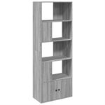 Casa si Gradina - Mobilier - Biblioteci si rafturi - Biblioteci - Biblioteca, gri sonoma, 70x36x189 cm, lemn prelucrat - Infinity.ro