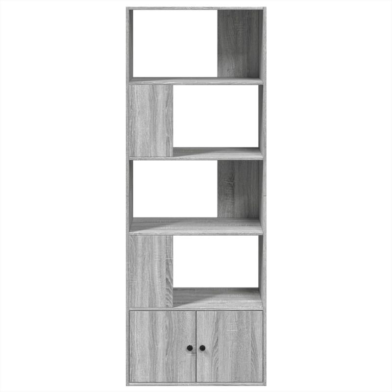 Casa si Gradina - Mobilier - Biblioteci si rafturi - Biblioteci - Biblioteca, gri sonoma, 70x36x189 cm, lemn prelucrat - Infinity.ro