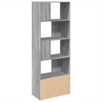 Casa si Gradina - Mobilier - Biblioteci si rafturi - Biblioteci - Biblioteca, gri sonoma, 70x36x189 cm, lemn prelucrat - Infinity.ro