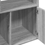 Casa si Gradina - Mobilier - Biblioteci si rafturi - Biblioteci - Biblioteca, gri sonoma, 70x36x189 cm, lemn prelucrat - Infinity.ro