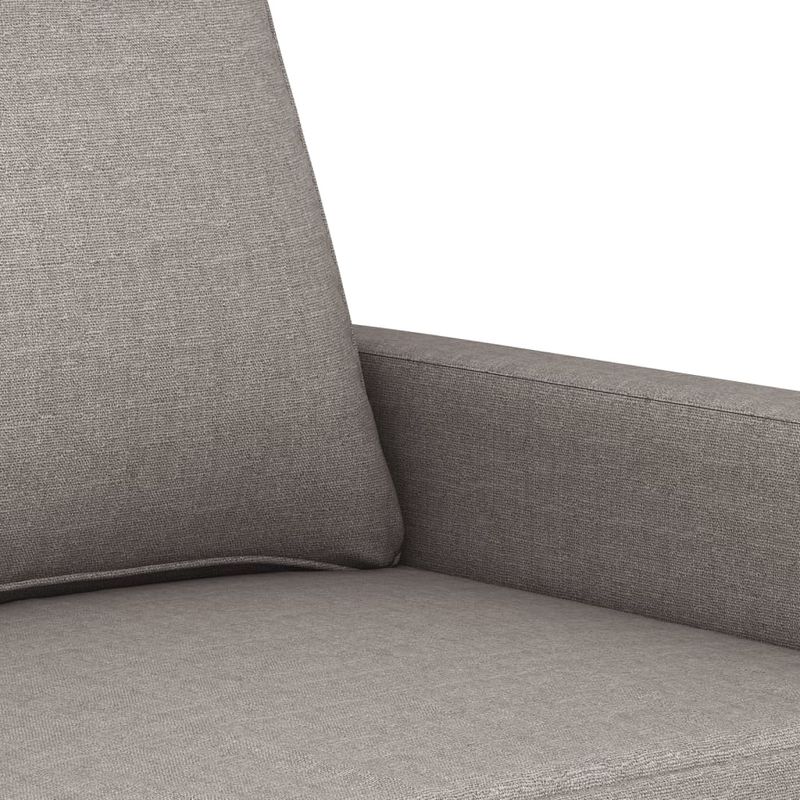Casa si Gradina - Mobilier - Seturi de mobilier - Seturi living - Set de canapea cu perne, 3 piese, gri taupe, material textil - Infinity.ro