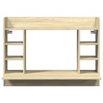 Casa si Gradina - Mobilier - Mese si birouri - Birouri - Birou montat pe perete stejar sonoma 105x48x75cm lemn prelucrat - Infinity.ro