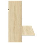 Casa si Gradina - Mobilier - Mese si birouri - Birouri - Birou montat pe perete stejar sonoma 105x48x75cm lemn prelucrat - Infinity.ro