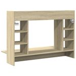 Casa si Gradina - Mobilier - Mese si birouri - Birouri - Birou montat pe perete stejar sonoma 105x48x75cm lemn prelucrat - Infinity.ro
