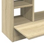 Casa si Gradina - Mobilier - Mese si birouri - Birouri - Birou montat pe perete stejar sonoma 105x48x75cm lemn prelucrat - Infinity.ro