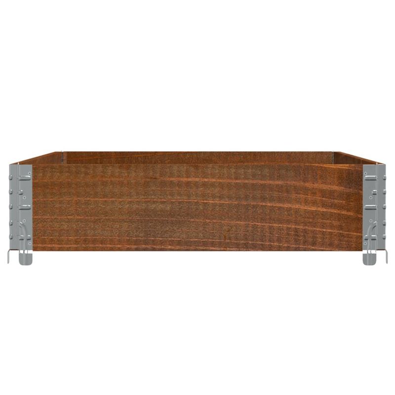 Casa si Gradina - Mobilier - Feronerie si accesorii mobila - Rama pentru paleti, maro, 120x80 cm, lemn masiv de pin - Infinity.ro