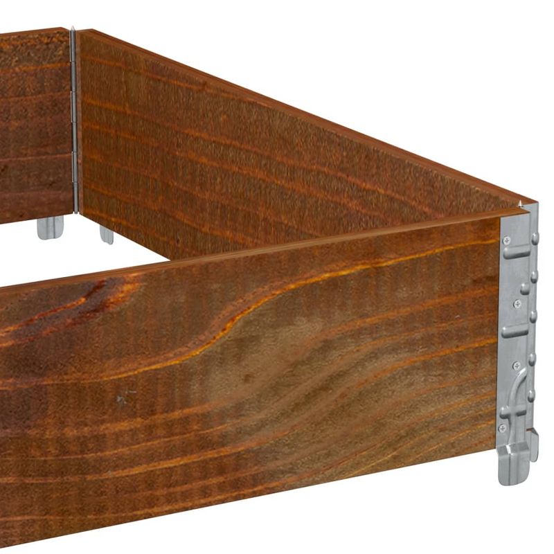 Casa si Gradina - Mobilier - Feronerie si accesorii mobila - Rama pentru paleti, maro, 120x80 cm, lemn masiv de pin - Infinity.ro