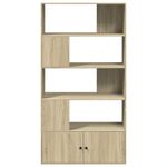 Casa si Gradina - Mobilier - Biblioteci si rafturi - Biblioteci - Biblioteca, stejar sonoma, 100x36x189 cm, lemn prelucrat - Infinity.ro