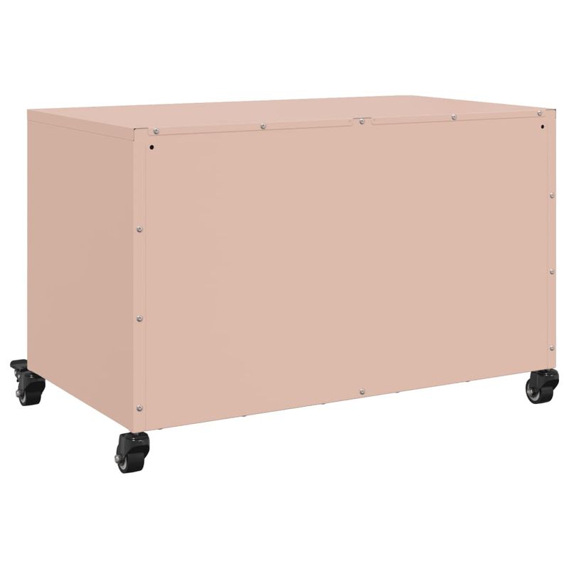 Casa si Gradina - Mobilier - Comode si corpuri - Comode - Dulap TV, roz, 68x39x43,5 cm, otel laminat la rece - Infinity.ro