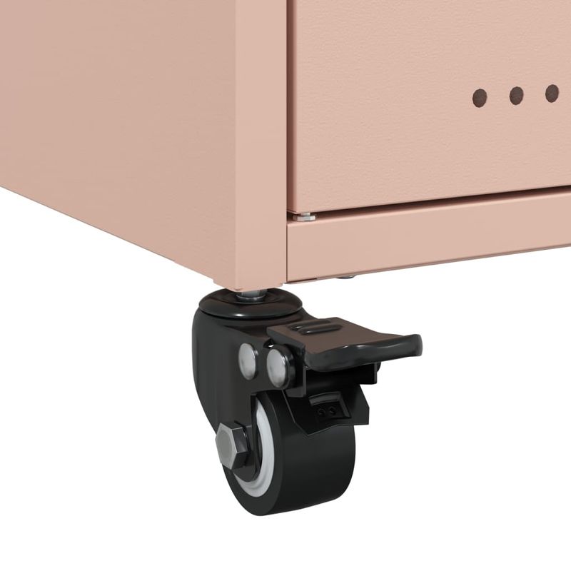 Casa si Gradina - Mobilier - Comode si corpuri - Comode - Dulap TV, roz, 68x39x43,5 cm, otel laminat la rece - Infinity.ro