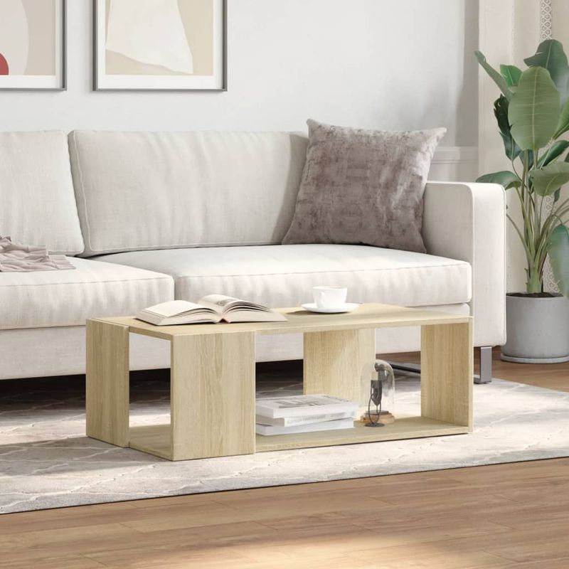 Casa si Gradina - Mobilier - Mese si birouri - Masute de cafea - Masuta de cafea, stejar sonoma, 89,5x48x30 cm, lemn prelucrat - Infinity.ro